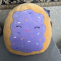 Squishmallows 16″ Purple Toaster Pastry with Sprinkles Large Plush