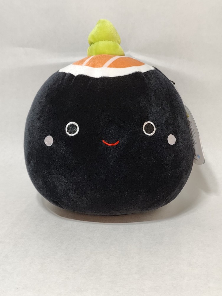 Squishmallows Shozo RARE 8″ Black Sushi Roll Plush Stuffed Animal KellyToy