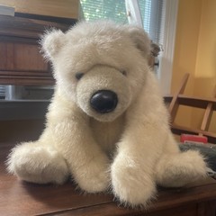 Gund Polar Bear 13″ LOLO #4054162 Realistic Excellent Condition Retired