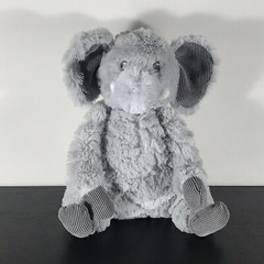 FIRST IMPRESSIONS for MACY’S GREY ELEPHANT RIBBED EARS PLUSH ANIMAL CIRCA 2018