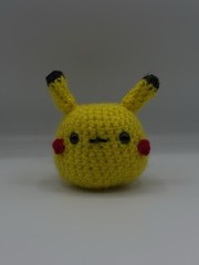Crochet Pikachu Plushie 3.5in Tall
