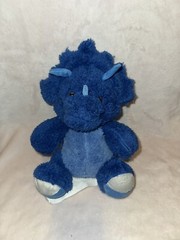 Silver One Blue Triceratops Plush Dinosaur 12″ Stuffed Animal Toy Dino