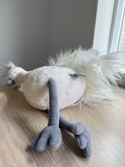 Jellycat Lola Wingaling White Peacock Plush Stuffed Animal