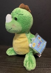 SEALED Webkinz Key Lime Dino HM185 Dinosaur Plush Stuffed Animal Toy *READ*