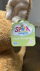 Spark Create Imagine Kangaroo Mom Plush w/ Baby Joey Rattle Stuffed Animal 12″