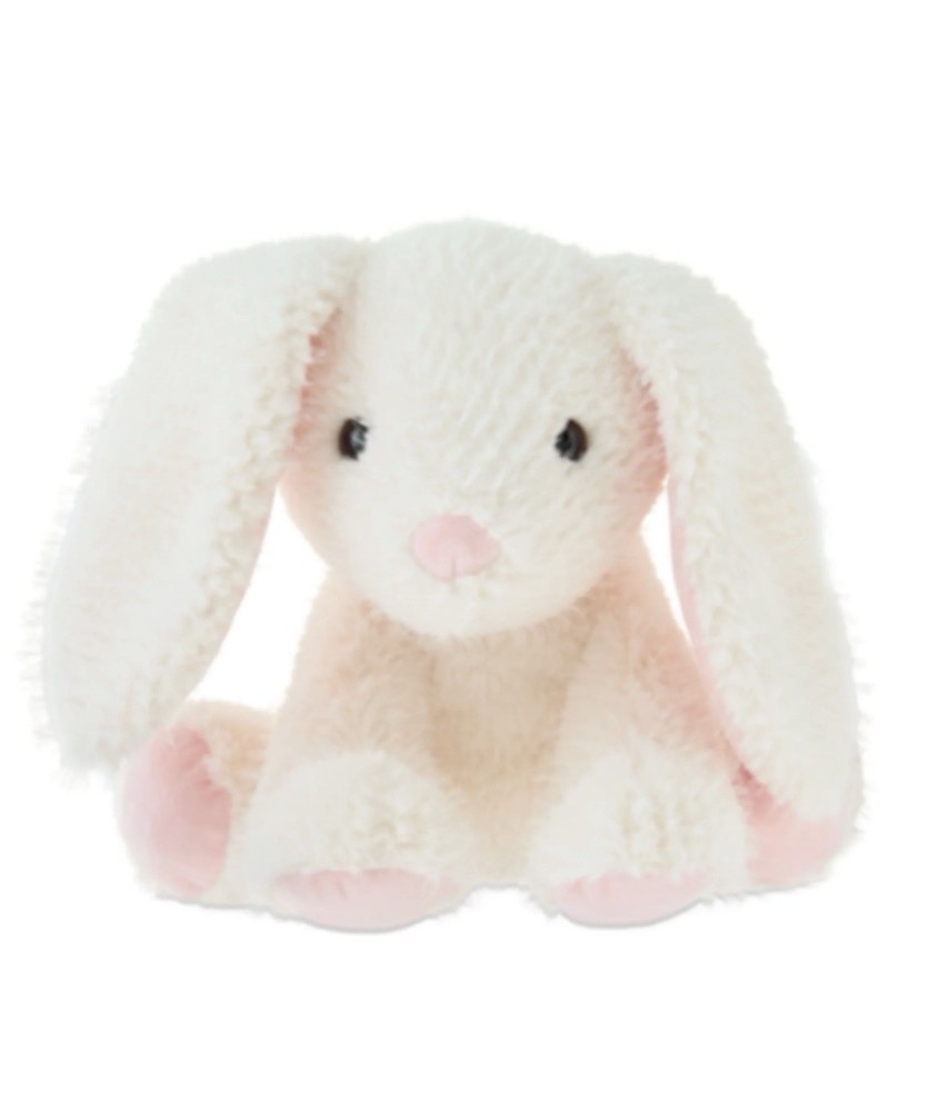 Way To Celebrate Easter 2026 Medium Sitting Long Ear Bunny Plush 10” Soft Cream