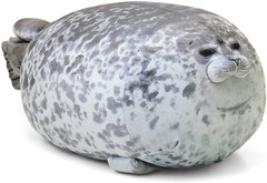 Chubby Blob Seal Pillow,Stuffed Cotton Plush Animal Toy Cute Ocean Small