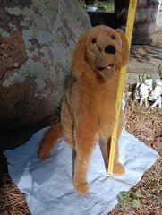 Melissa & Doug Large Golden Retriever Life-Size Plush Dog Stuffed Animal 31″