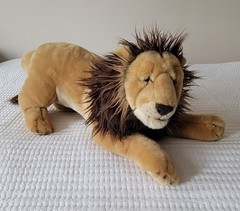 RARE National Geographic Realistic Large Plush Lion 24″ Lelly