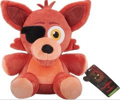 FNAF Five Nights at Freddys Jazwares CLASSIC FOXY 8″ Plush with Glowing Eye NEW!