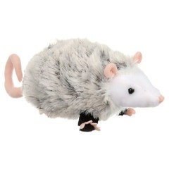Douglas OLIVER POSSUM Plush Toy Stuffed Animal 9” Soft Cuddle Gray White Opposum