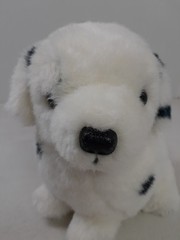 Dalmatian Puppy Dog Plush Black & White Sitting 8″ Stuffed Animal Toy 326