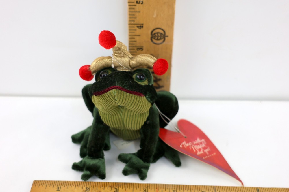 Amscan Prince Charming Frog 4″ Plush with Tag
