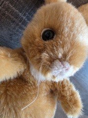 Vtg Naito Design Brown Bunny Rabbit Plush 9″ Stuffed Animal g52