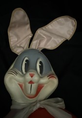 Bugs Bunny 1940s 1950s Plush Plushie Vintage Looney Toons 36”