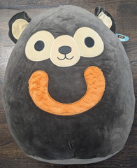 Squishmallows Maltese The Black Brown Sun Bear 20 inch NWT
