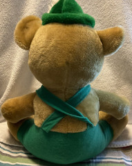 Vintage A-1 Novelty Co Stuffed Carnival Prize Style Bear 18” x 16” Lederhosen