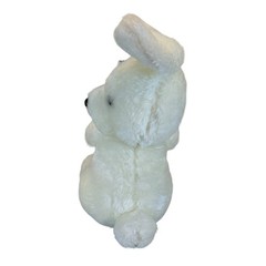 House Of Lloyd Sledding Snow Bunny 16″ Plush White No Sled or Sweater