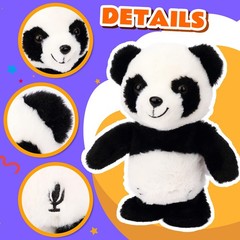 Easfan Talking Panda Repeats What You Say Electric Walking Singing Stuffed Anima