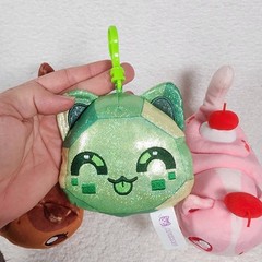 3 – Aphmau MeeMeows Green Emerald, Chocolate Cake, Cherry Cupcake Surprise LOT