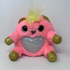 ZURU Rainbocorns Fairycorn Plush Stuffed Animal Unicorn Silver Horn Gold Pink 8″