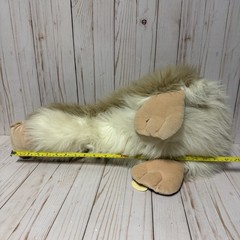 Ganz Googles Duck Plush Brown Tan Long Hair Floppy Laying Large 22 Inch Vintage