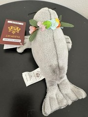 HAWAIIAN COLLECTIBLES Plush Umo The Hawaiian Monk Seal NWT Passport Tag