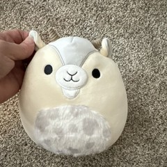 Squishmallows Goat Small Plush Toy Beige, White & Gray Stuffed Animal