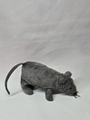 Grey Mouse Ikea GOSIG MUS Small 5″ Rat Plush Stuffed Ikea “Retired”- READ