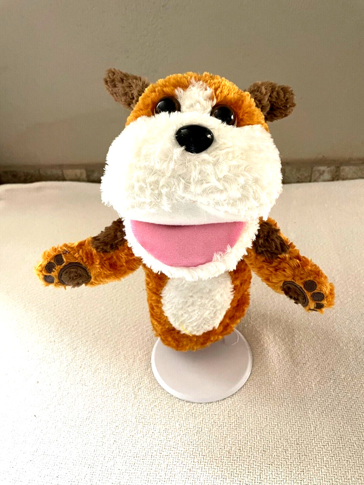 Happy the Dog Hand Puppet MacMillian McGraw Hill Classroom Teacher Homeschool