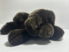Aurora Max Chocolate Lab Dog Plush Toy Stuffed Animal Flopsie Puppy 12.5” Brown