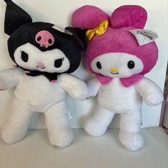 Build A Bear My Melody & Kuromi Plush Bundle NEW W/TAGS hello kitty friends