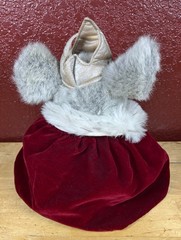 MAAS Bros Macy’s Francesca Hoerlein Vtg 1990 15” Plush Gray Rat Mouse King