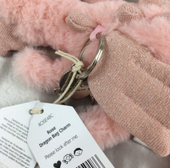 Jellycat Pink Dragon Plush Keychain Bag Charm Cute Collectible Gift New Tags