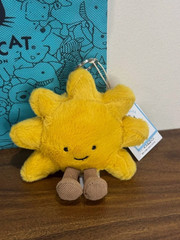 Jellycat Amuseables Sun Bag Charm Keychain Cute Soft Plush Toy Accessory NWT