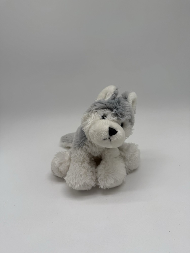 Webkinz Husky Dog 8″ HM120 Plush Stuffed White Gray Puppy Ganz No Code Soft Toy