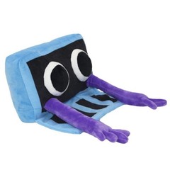 Rainbow Friends Blue Monster Plush Toy, Stuffed Animal for Fans and Friends, 12″