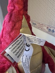 Douglas Eugene Red Dragon Cuddle Toy #731 Stuffed Animal Plush Mythical Creature