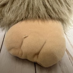 Ganz Googles Duck Plush Brown Tan Long Hair Floppy Laying Large 22 Inch Vintage