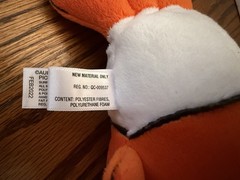 Aurora Clown Fish Plush 17″ Orange Stuffed Animal Destination Nation~Gently Used