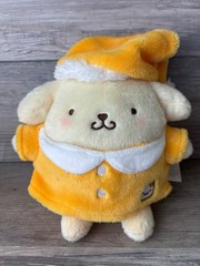 Sanrio Pompompurin Sleepy Plush Stuffed Animal Pajama Outfit 8″