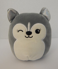 Kellytoy * Squishmallow ~ ‘Heidi’ The Winking Husky Dog Plush