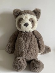 Jellycat 12” Bashful Raccoon Plush