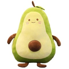 Avocado Plush, Food Pillow Cute Funny Fruit Throw Pillows Stuffed Toy, 17.7”