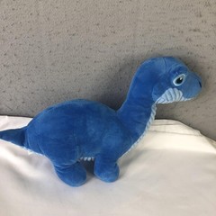 Kellytoy Blue Apatosaurus Dinosaur Plush Stuffed Animal Long Neck Stuffie