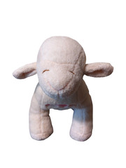 Lambs of Love “God Loves Me” Sleeping Lamb Plush Beige Stuffed Animal 7″