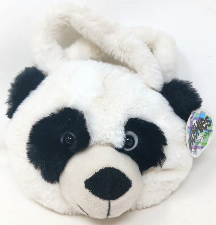 Panda Purse Plushies Huggable Animal Bag Clutch w/Tag #D-22