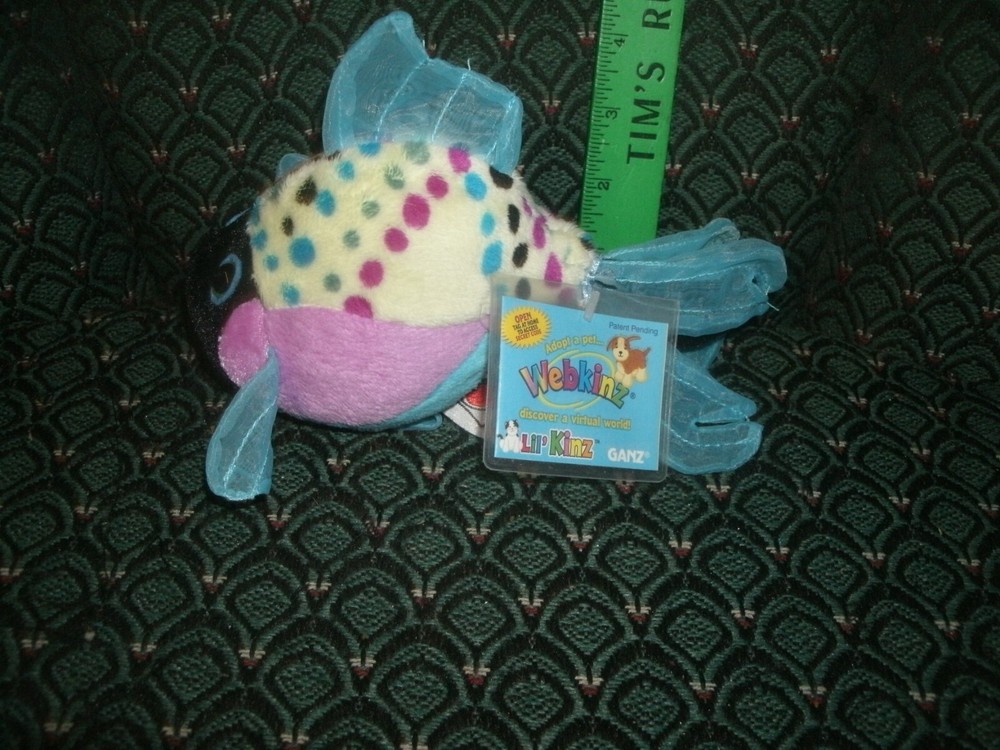 Ganz Lil’ Kinz ~ POLKA BACK FISH (HS524) new with unused tags ~ approx 8″