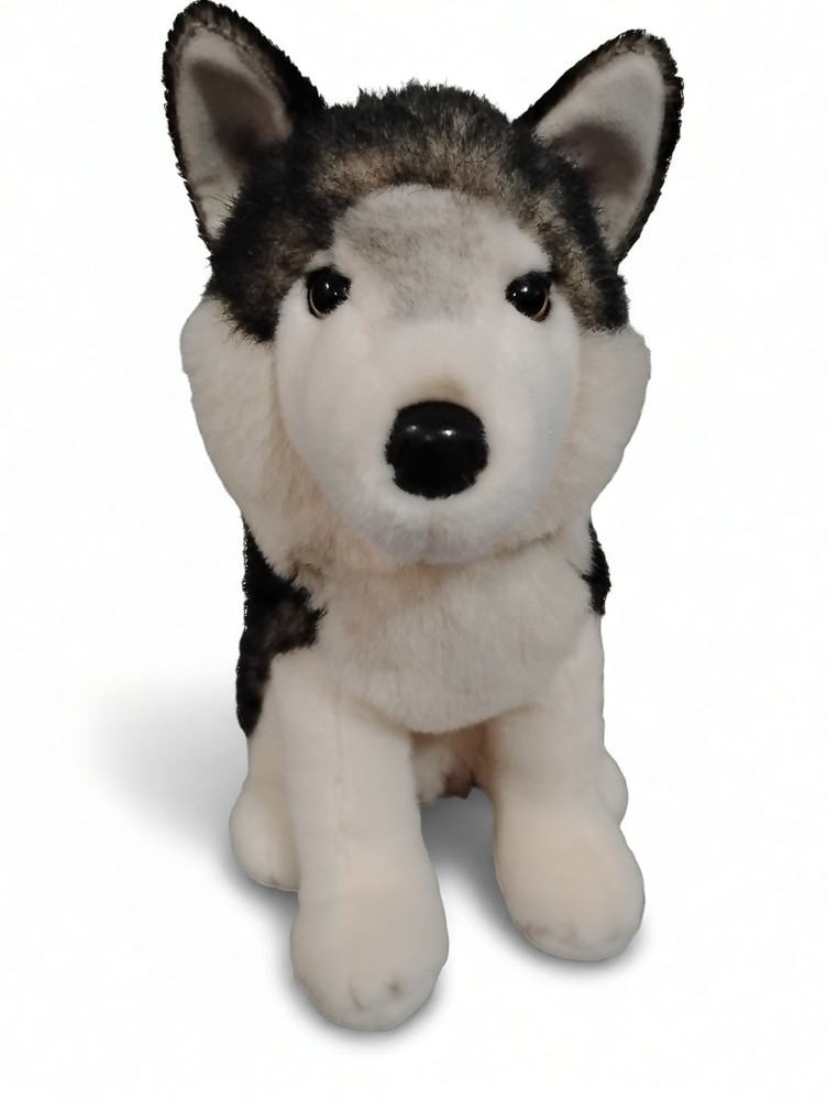 Douglas Atka Wolf Plush Toy #1833 Realistic Sitting Animal Stuffed Figure 10