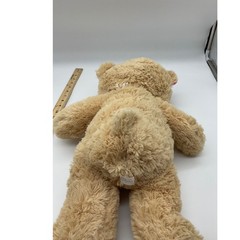 21-Inch Teddy Bear with Pink Bow, Pink/Silver Hearts by Tom’s Toys